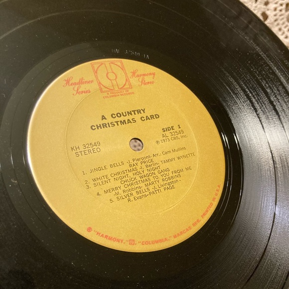 A Country Christmas Card - Vintage Vinyl Holiday LP Album - Great Graphic - Picture 14 of 15